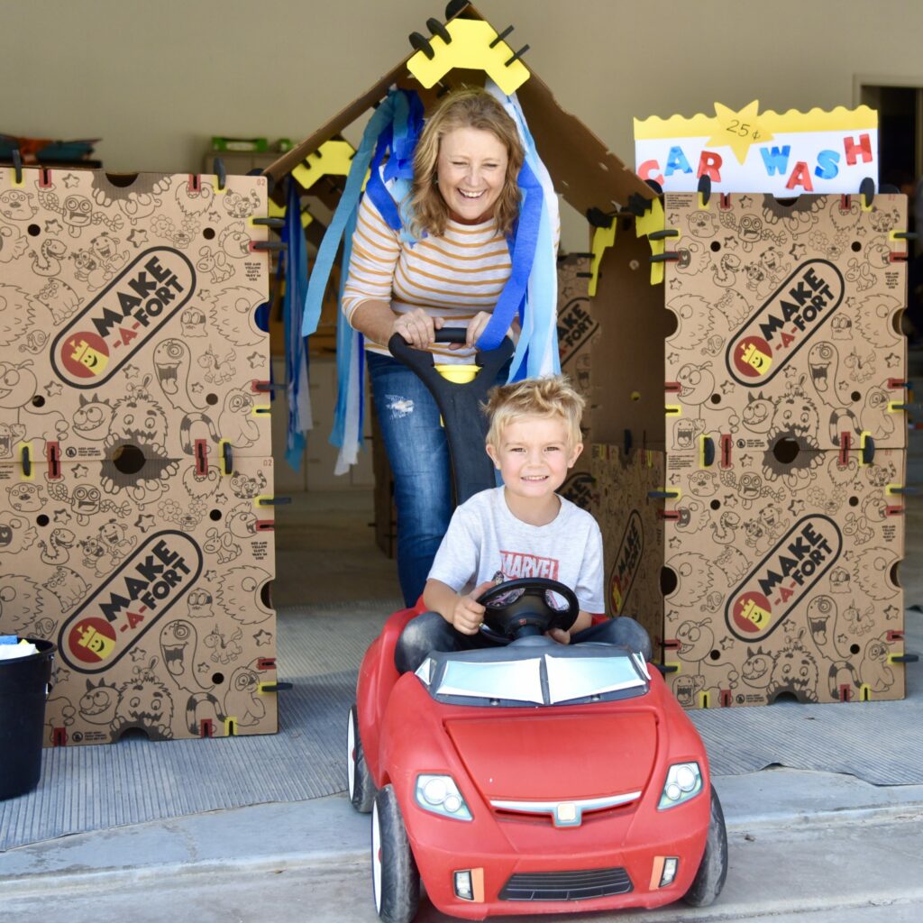 Creative Play Car Wash for a Day of Fun