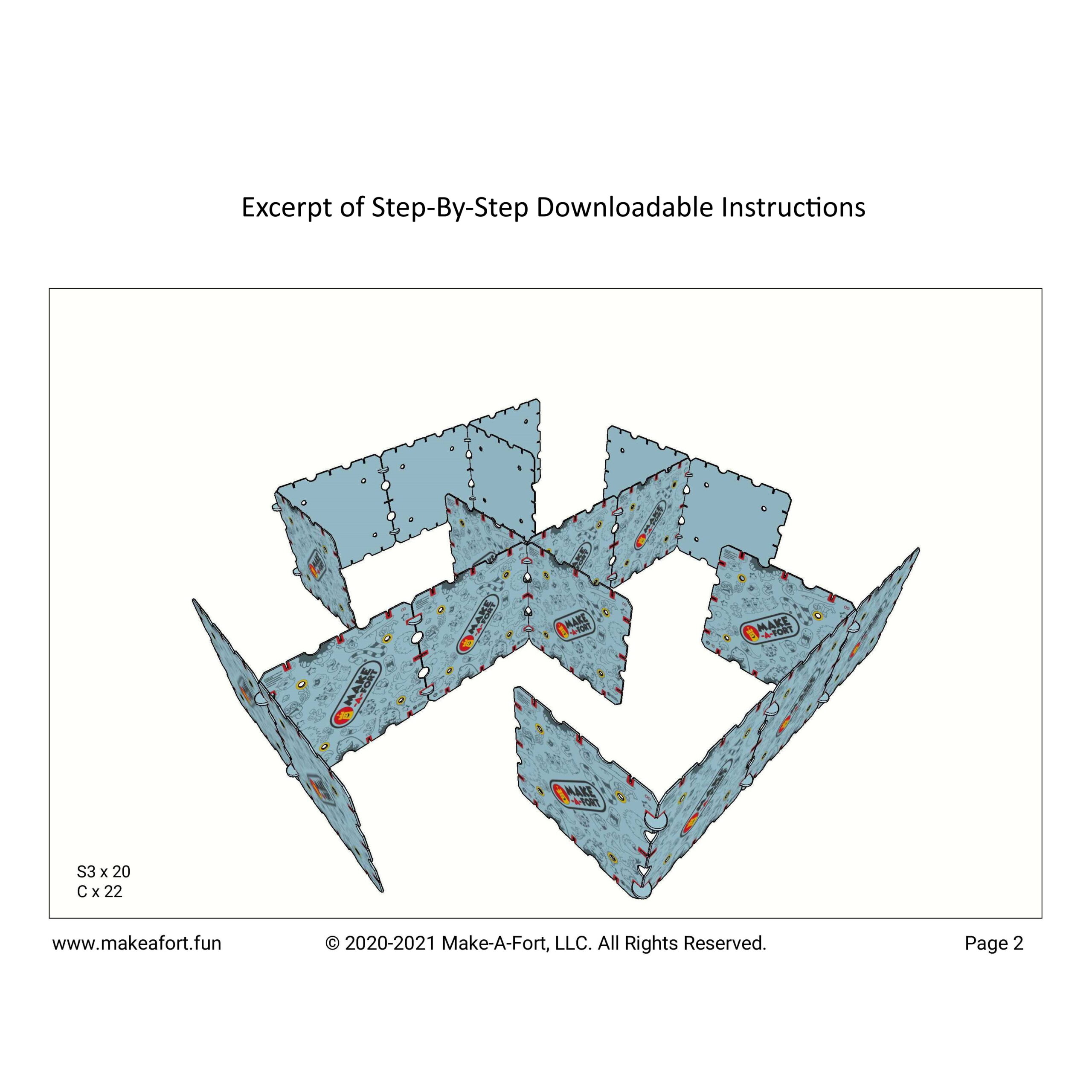 Excerpt from Fun Maze X2 project instructions